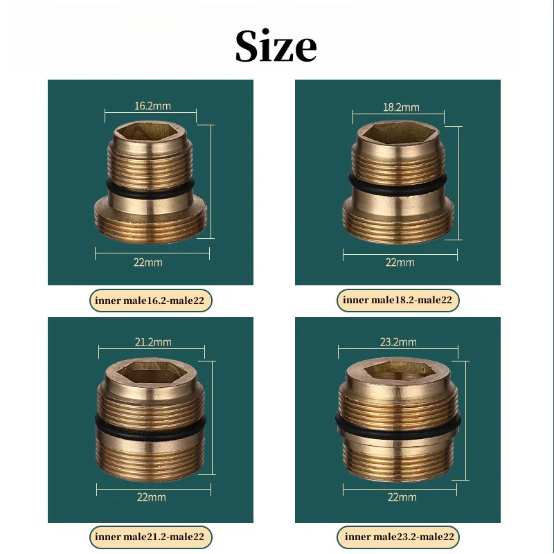 2 шт. разъемы G1/2 G3/4 к M22, кухонный встроенный аэратор, барботер, адаптер для водопроводного крана, соединения для крана, аксессуары для очистителя воды
