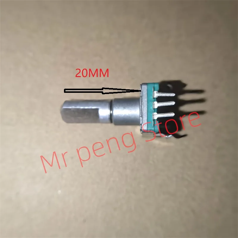 2pcs for ALPS alpine EC11E15244G1 encoder with switch 30, positioning 15 pulse shaft length 20MM