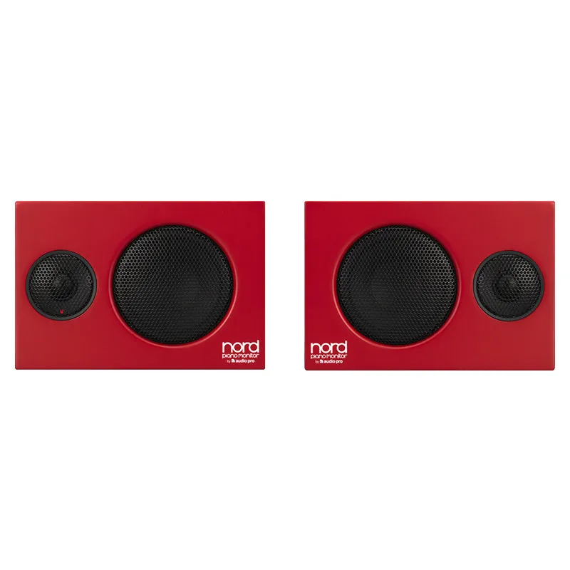 

Nord Nord есть монитор PIANO MONITOR мощностью 80 Вт, клавиатурный динамик.