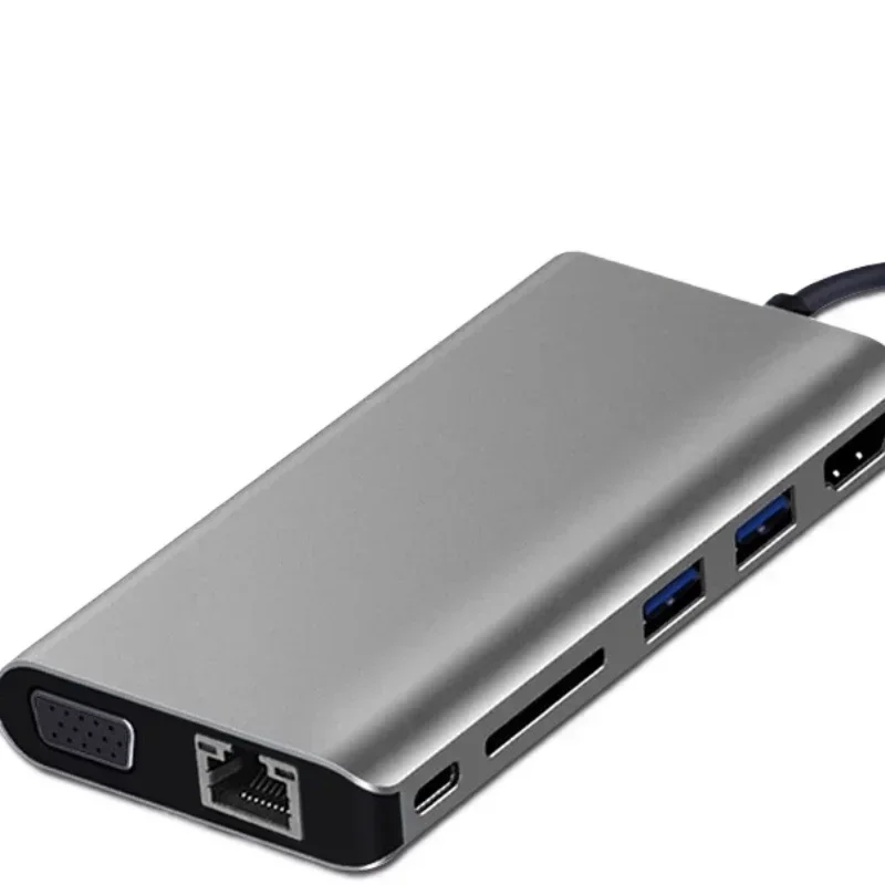 

8 In 1 Multifunction Type - c Hub Adapter For Camera, Game Controlers, Keyboard, Tablet, Scanner, Dual USB Card Reader Converter