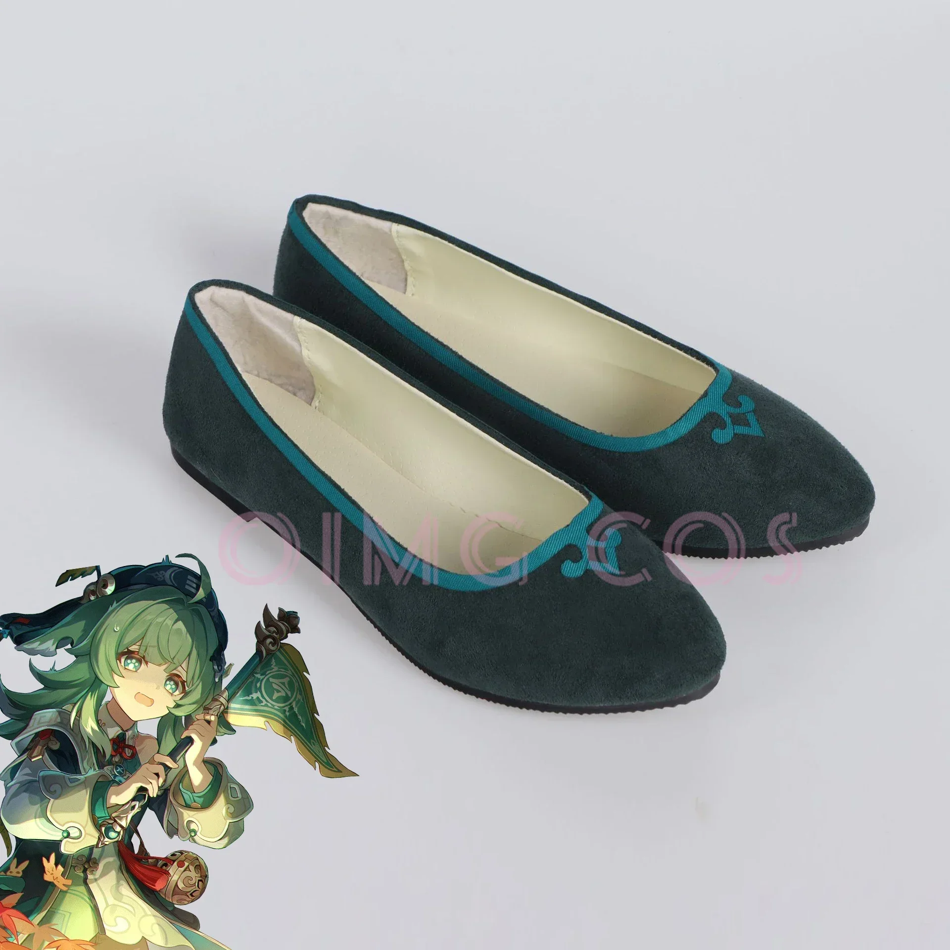 Genshin impacto huohuo cosplay sapatos estilo anime chinês papel de halloween para jogar adereços jogo masculino