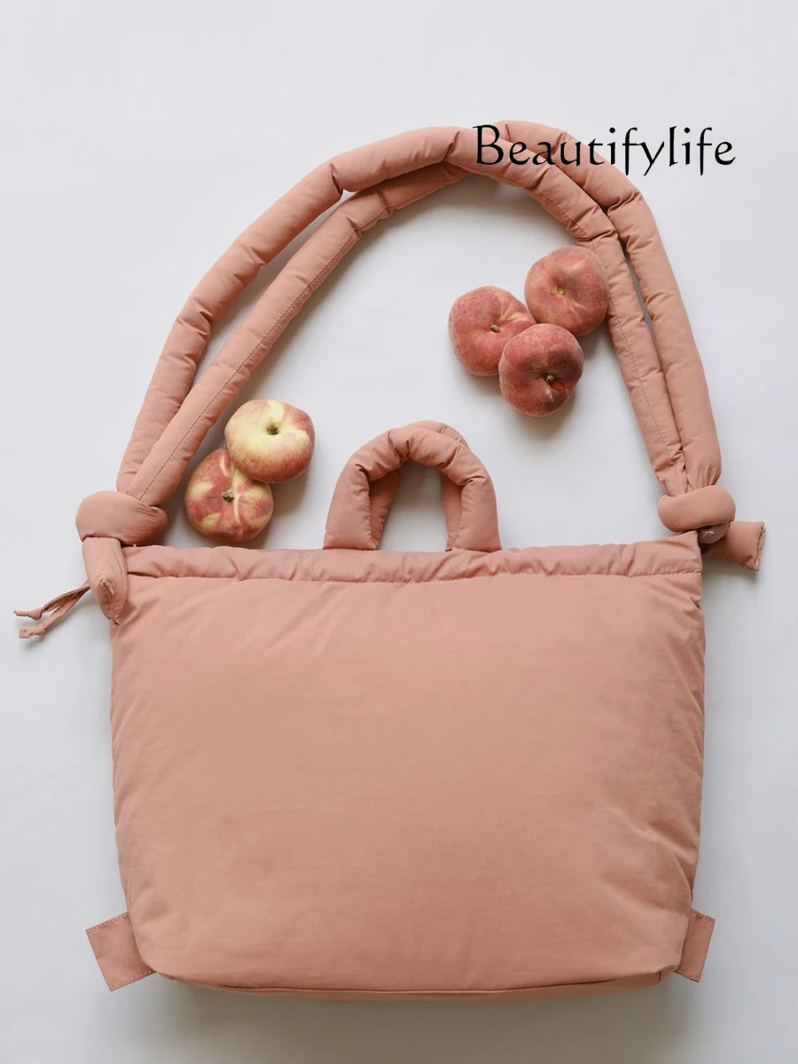 

Cotton-filled space bag niche design Japanese and Korean style multi-functional combination single shoulder portable backpack