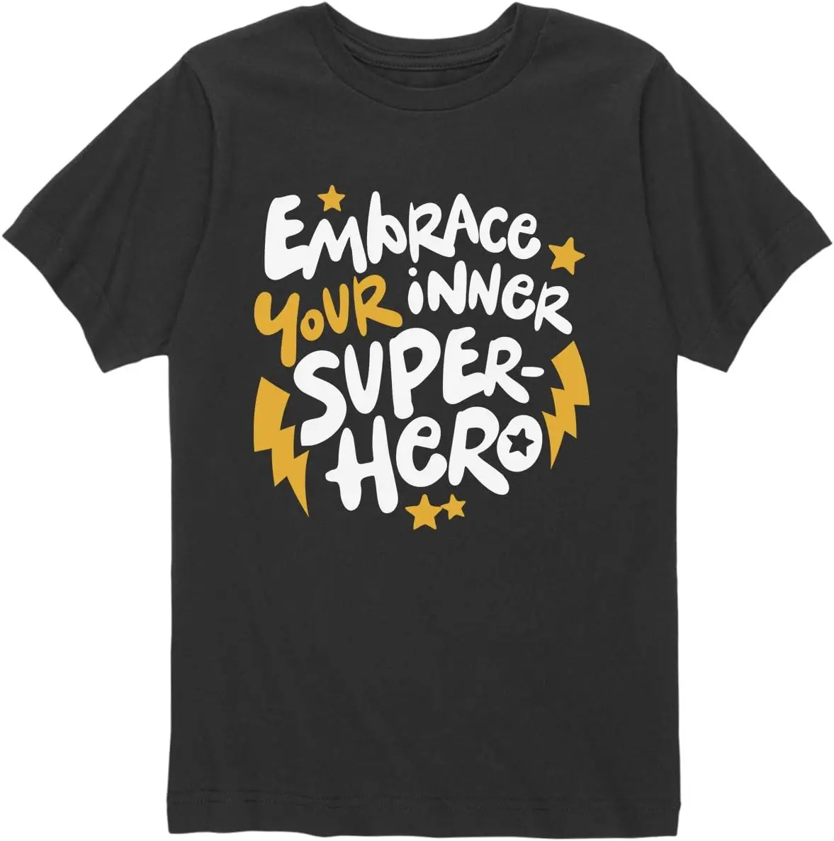 Instant Message - Embrace Your Inner Superhero - Youth Short Sleeve Graphic T-Shirt