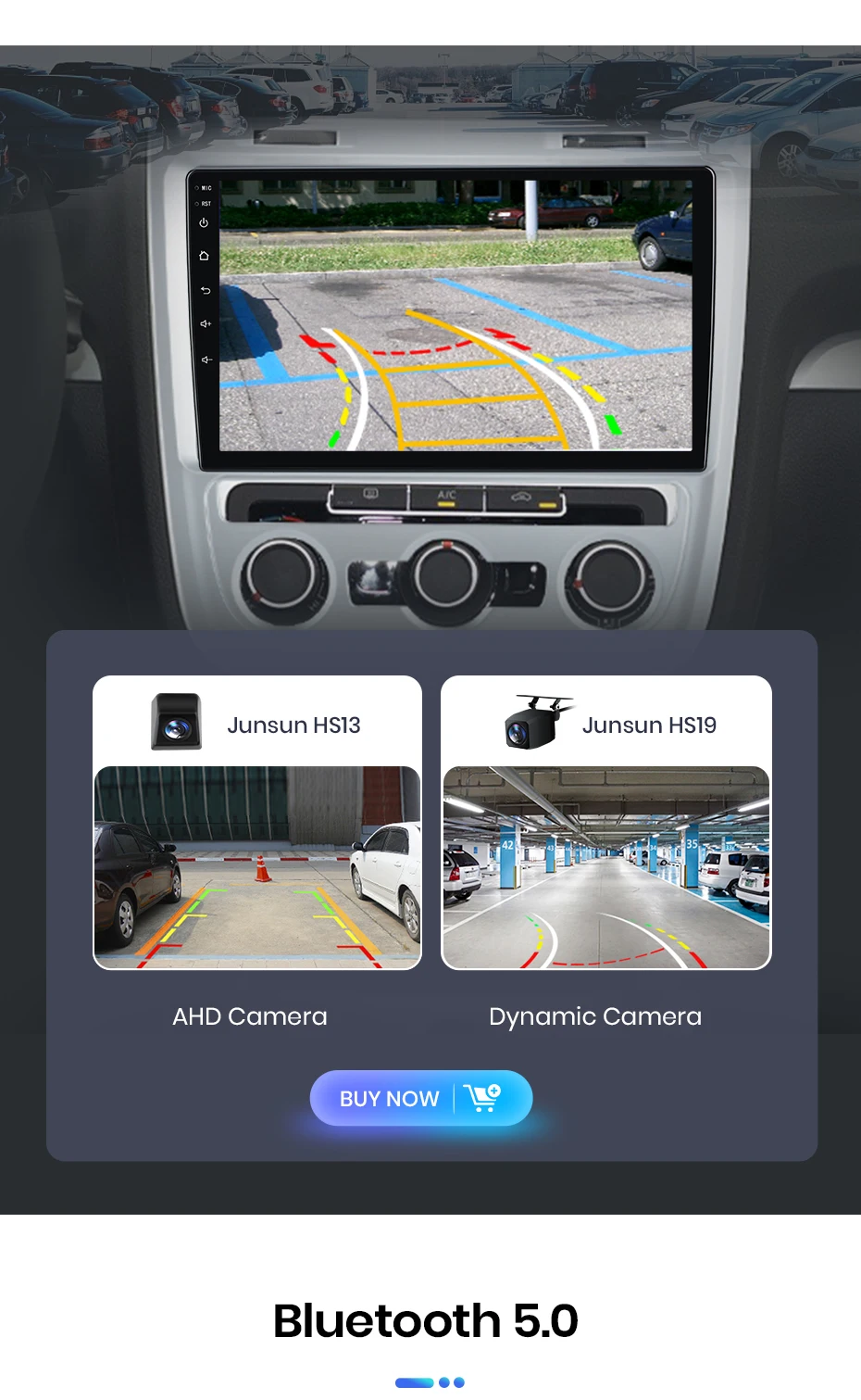 Junsun Autoradio für VW VOLKSWAGEN SCIROCCO 2015 CarPlay Android Auto FM RDS DSP BT GPS Navi SWC HD IPS Touchscreen Plug & Play Multimedia-Player Freisprecheinrichtung Original-Autostil-Haupteinheit – Detail 14