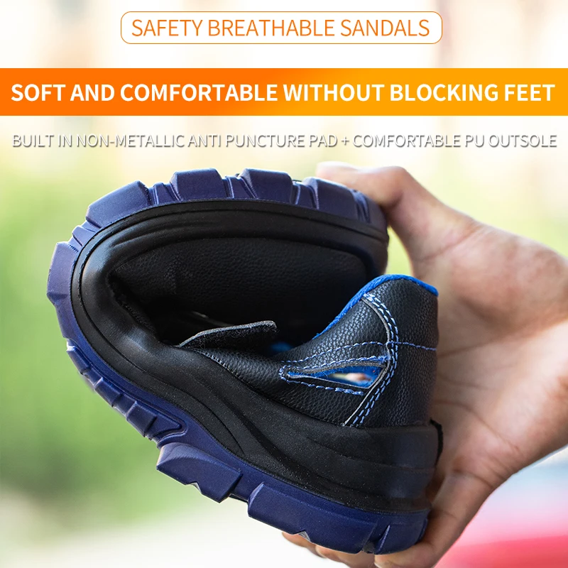 Safety Shoes Men Work Shoes Lightweight Soft Steel Toes  Sneakers  Industria Protection for the Feet Safety Tennis