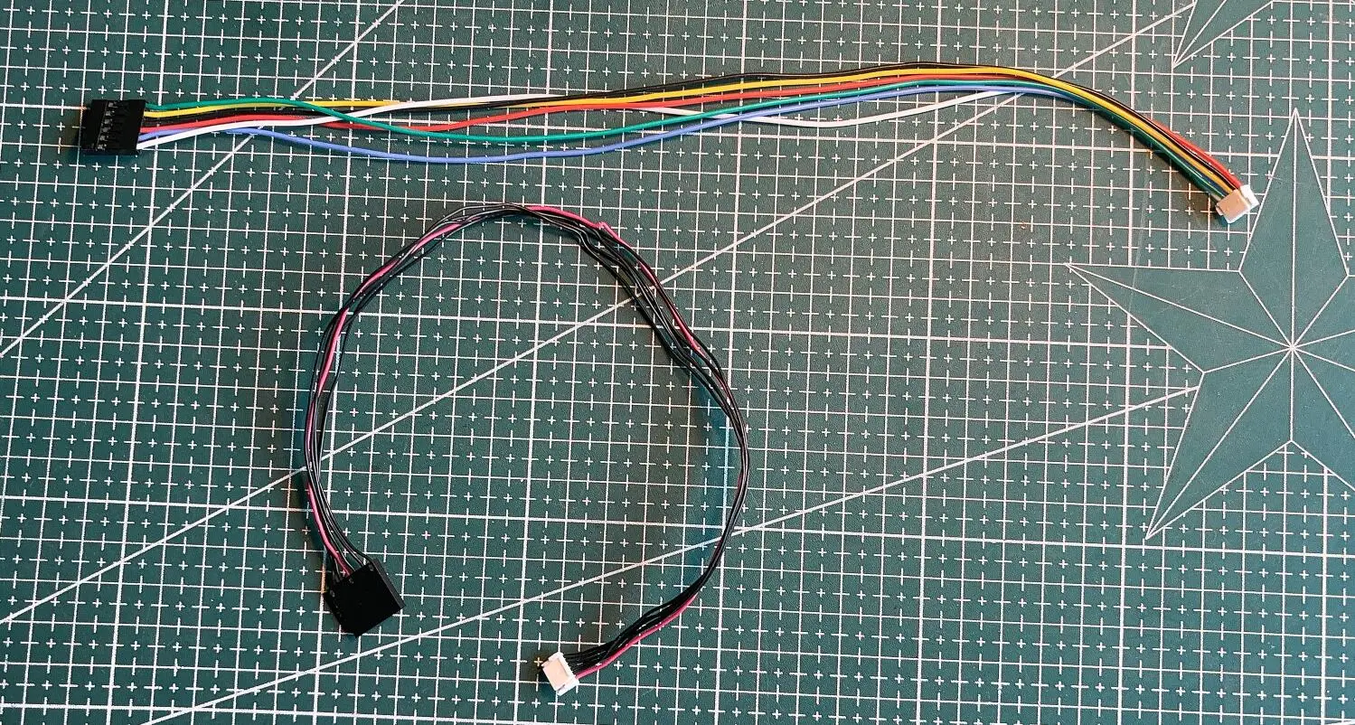 2pcs 6P 6pins cable for RFDesign RFD 900x Remote900X long distance video transmitter APM PX 40KM 3DR Transmission System
