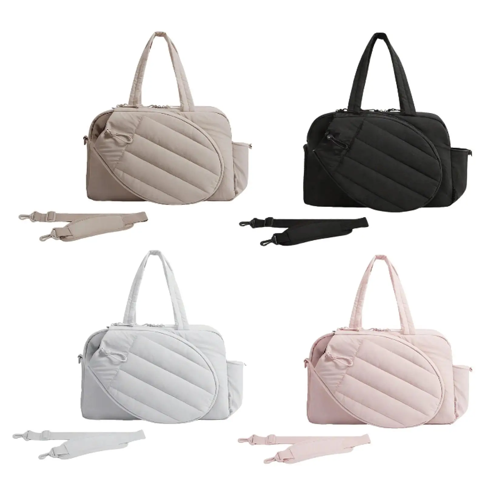 Tennis Handbag Large Waterproof Nylon Sport Bag Tennis and Racquet Sports Bags Shoulder Tote for Gym Travel