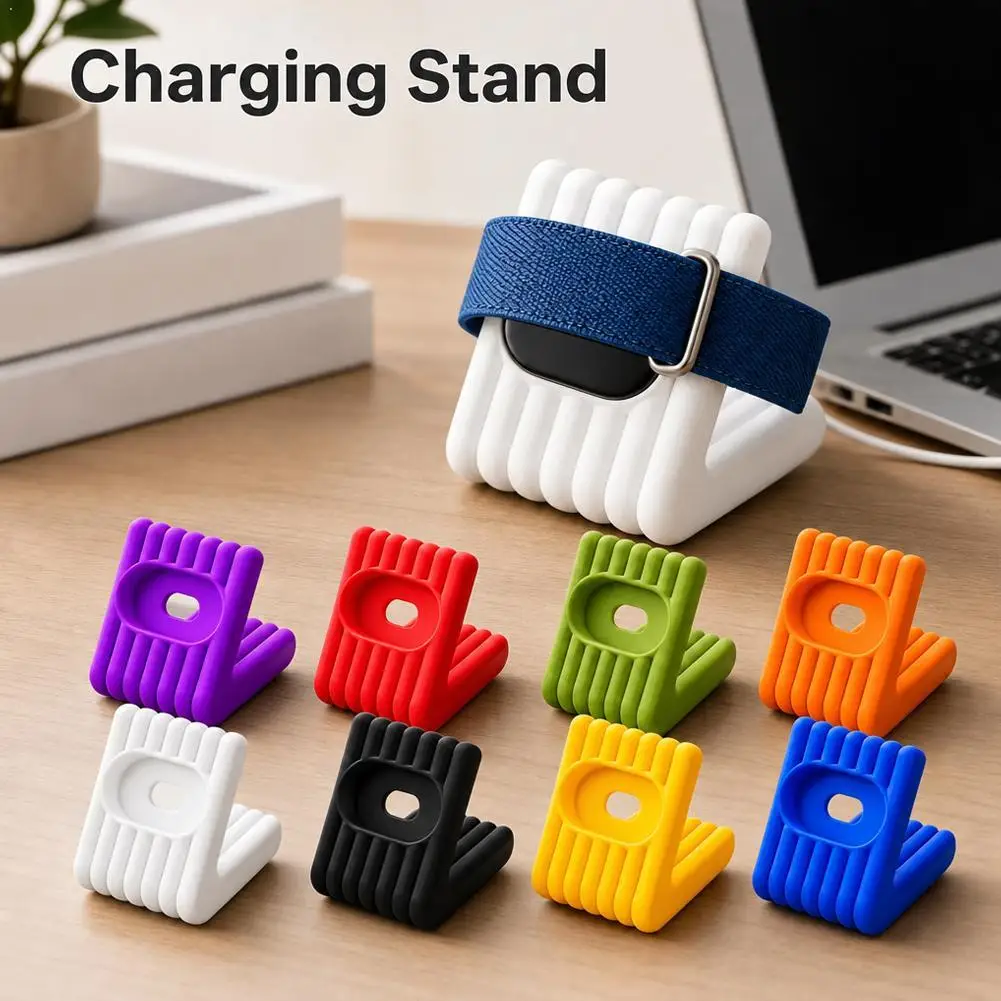 3D Printed Charging Stand For Fitbit Air Cable Management Desktop Dock Organizer Accessories