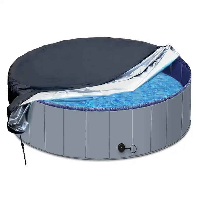 

Dustproof Swimming Pool Cover Prevent Leaves, Above Ground Pool Cover 16' 18' 21' Outdoor Inflatable Paddling Coverpromote sales