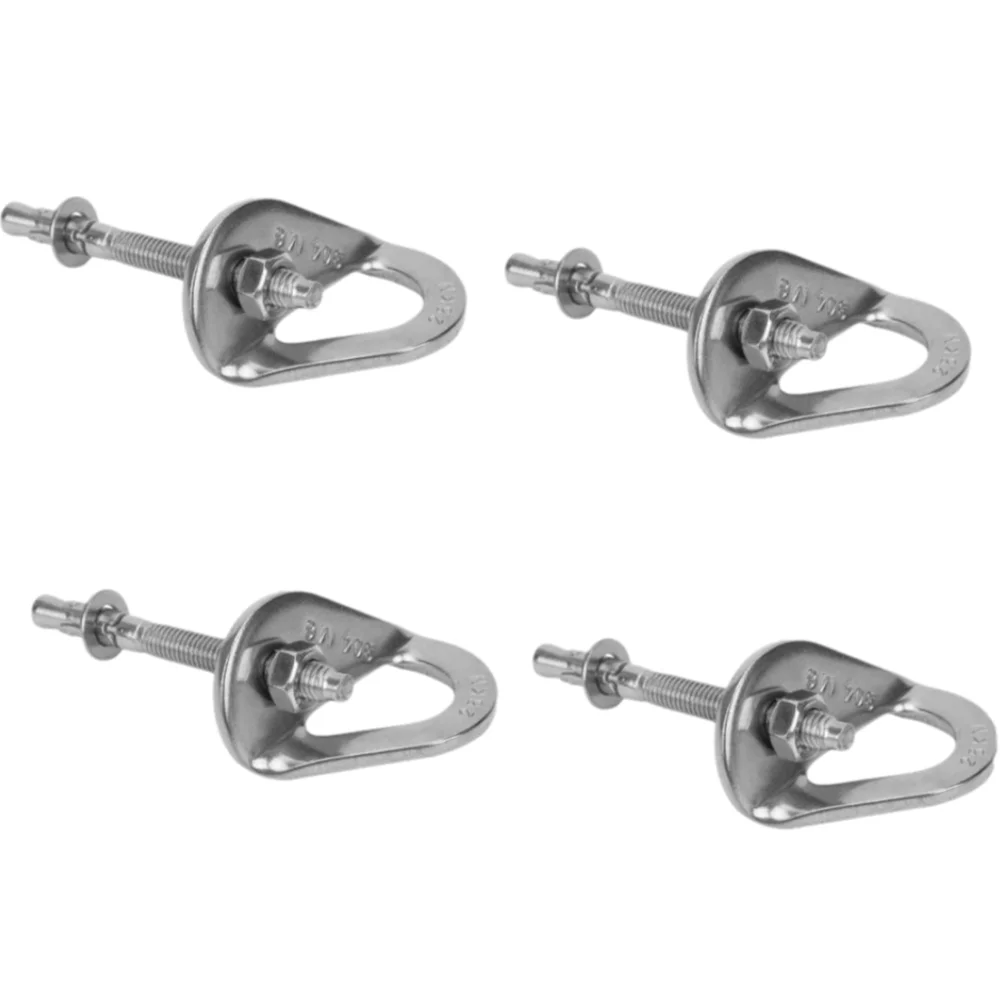 

4 шт. прочных анкерных болтов-пиронов из нержавеющей стали M8, 25 кН, для тяжелых нагрузок, для скалолазания и домашних тренажерных залов