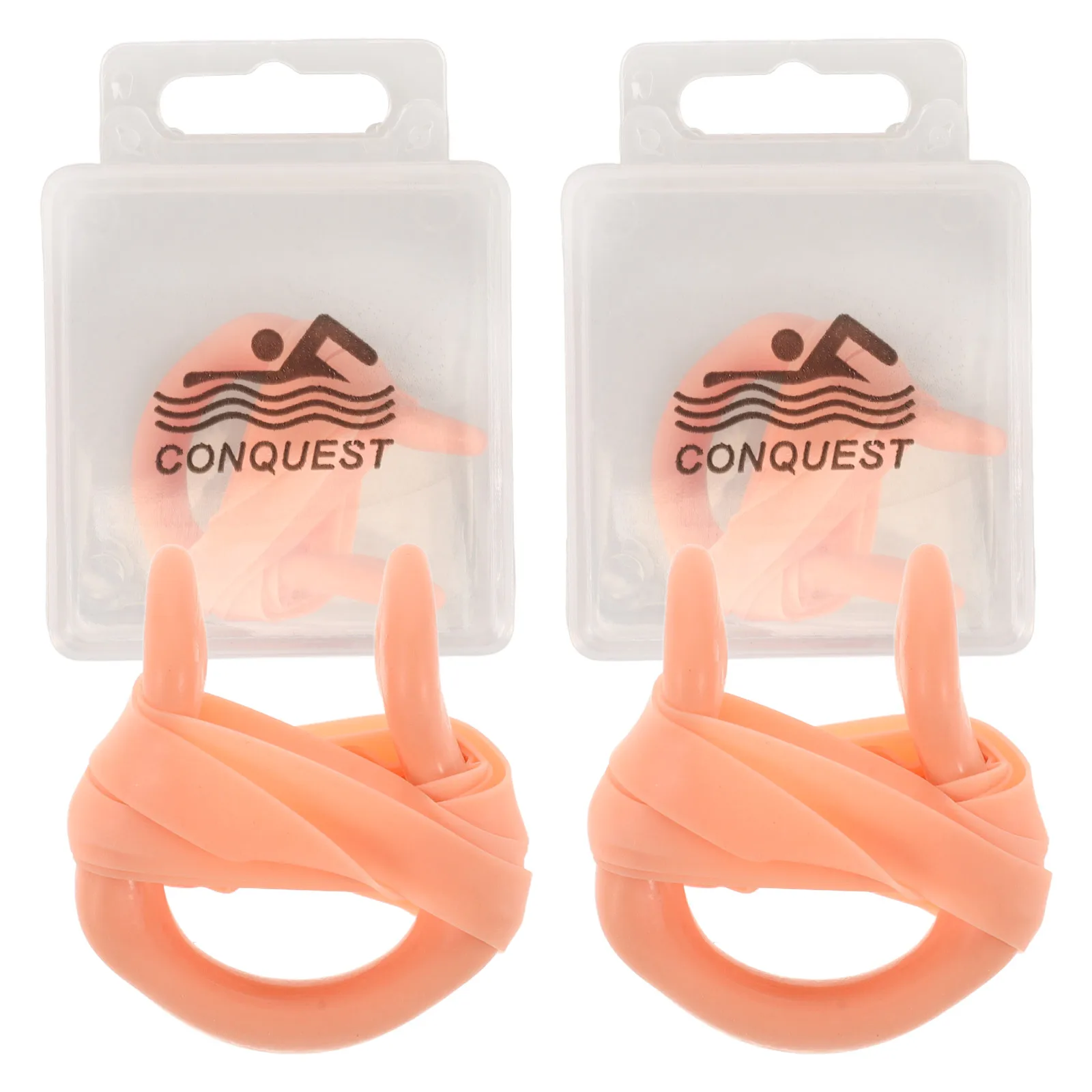 

4 Pcs Nose Plugs for Swimming Kids Clip Swimwear Equipment Clamp Earplugs Clips and Women
