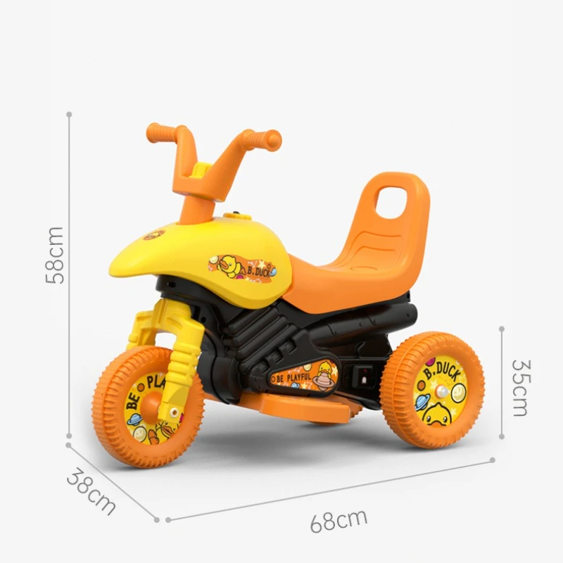 Silent Ride Children Electric Motorbike Comfort Seat Design ABS Body Material One-Key Remote Smooth Anti-Slip Wheels