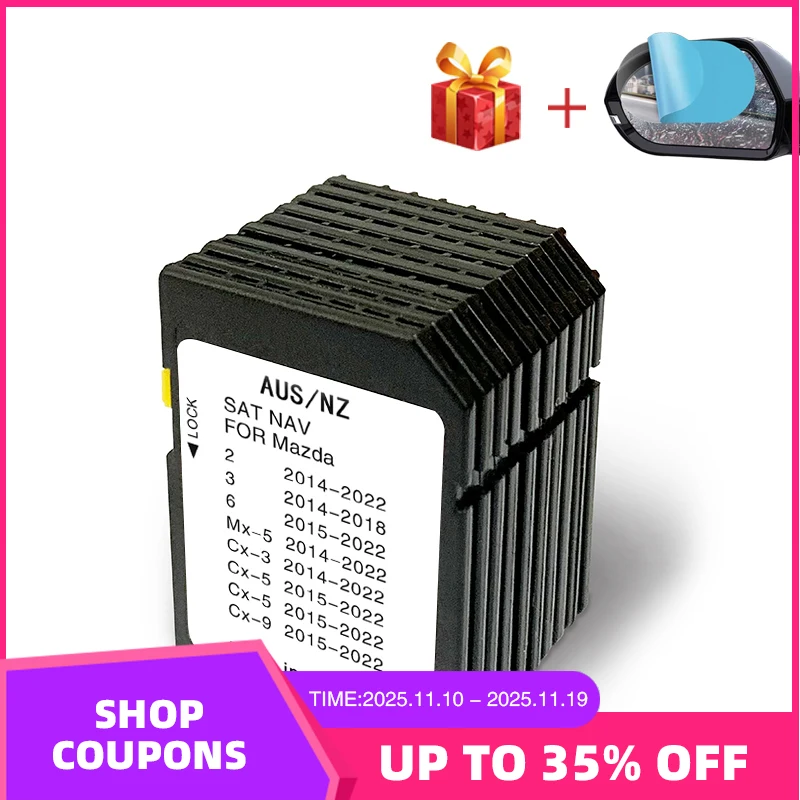 

SD Card Upgrade 2024 Australia New Zealand Maps for Mazda 2/3/6/CX3/CX5/CX8/CX9/MX5 Vehicle Connect Navigation 16GB Update GPS
