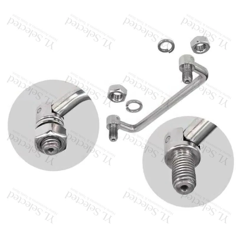 For 304 Stainless Steel Carbon Steel Cabinet Handle LS506 Folding Rotatable Movable Handle Electric Cabinet