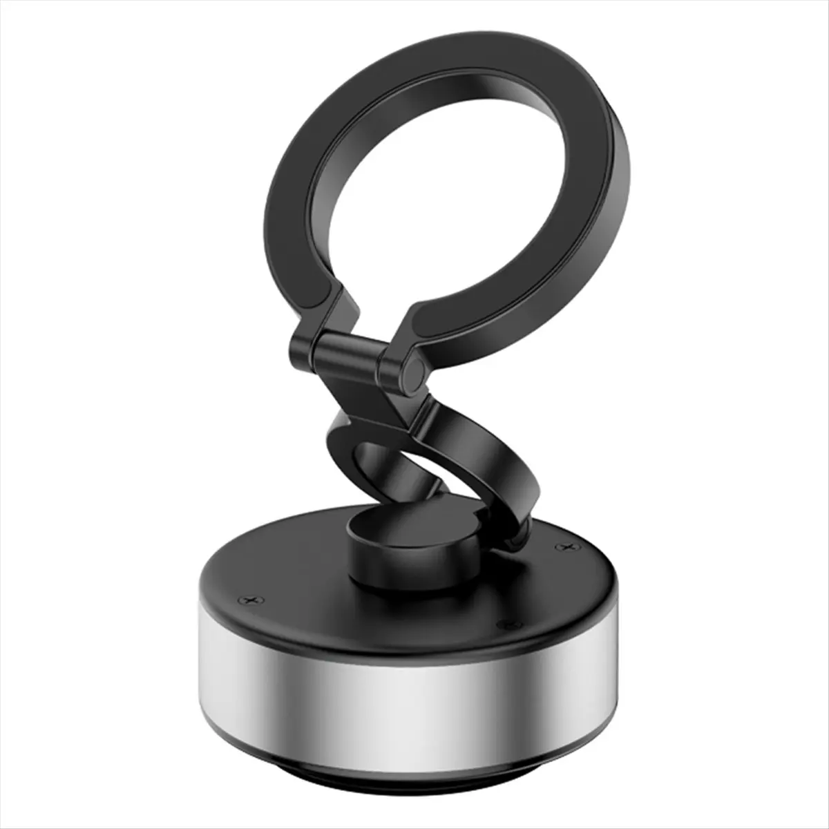 N86R Intelligent Car Mount Magnetic Mobile Phone Holder Universal Adsorption Bracket Vacuum Adsorption Stable Mount Silver