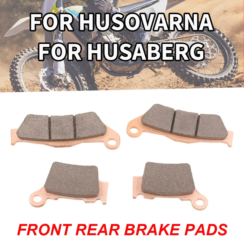 Front Rear Brake Pads For Husqvarna FC FE TC TE 85 125 250 300 350 450 2014 2015 2016 2017 2018 2019 2020 2021 2022 Accessories