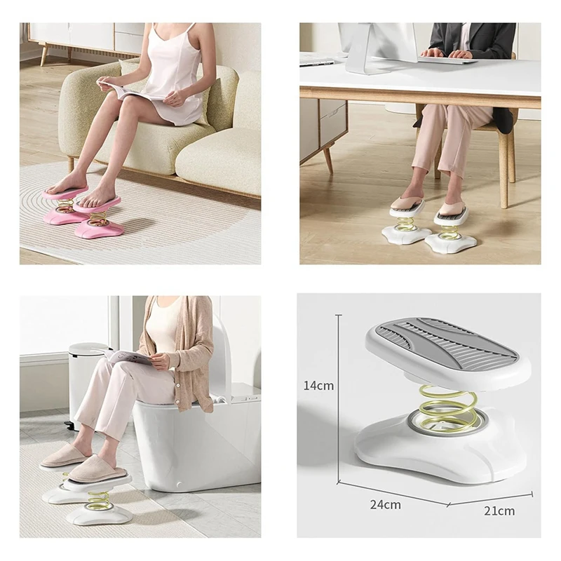 Ankle Foot Stretcher Perfect Choice for A Better Bathroom Foot Stool Foot Pedal Stool for Optimal Bowel Movement Gray-A21R
