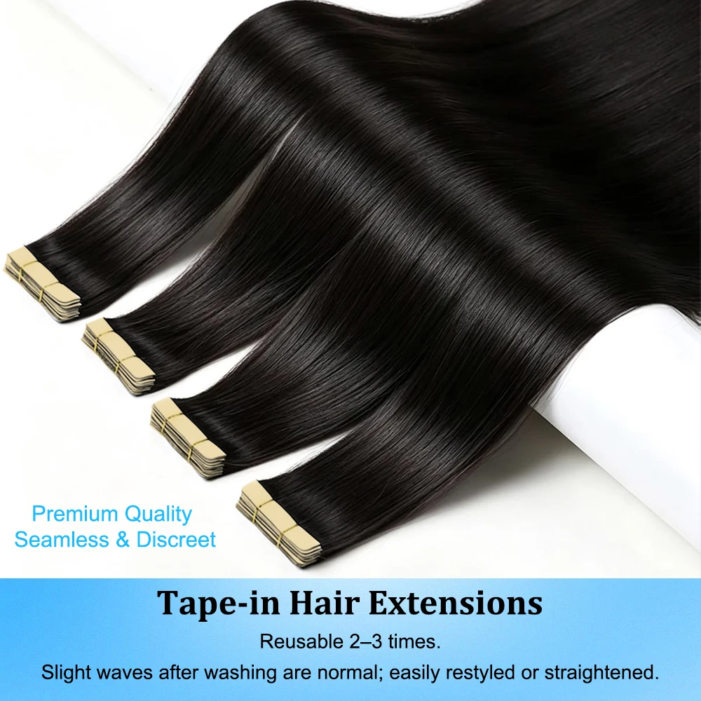 63 Stück/3 Packungen Tape-in-H – Invisible Tape In Extensions Real Hair Bewertung und Preis