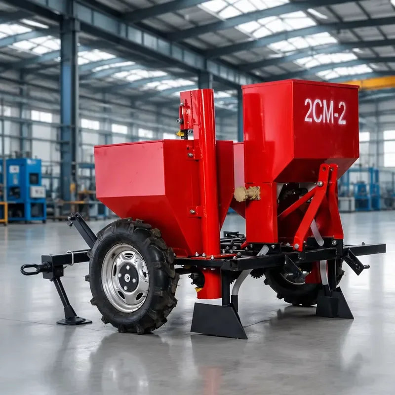 2 Row Potato Planter 3 Point Hitch Ground Wheel Drive for 20 50 HP Tractor Stable Performance Agricultural Planting Machine