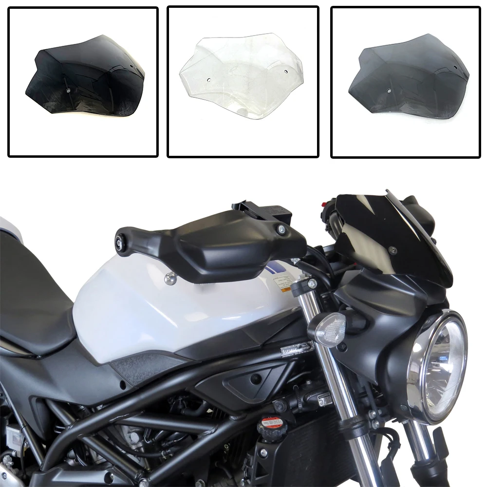 For Suzuki SV650 SV 650 2021 2022 2023 2024 2016-2025 Motorcycle Windshield Cover with Accessories Motorcycle Deflector