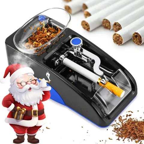 EU  Plug Smoking Accessories Smoking Tool DIY Injector Maker Cigarette Rolling Machine Tobacco Roller Electric Automatic