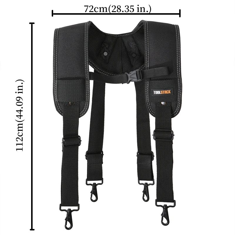 TOOLSTACK Heavy Tool Belt&Construction Strap Set Widened And Thickened Working Belt Universal Construction Shoulder Strap