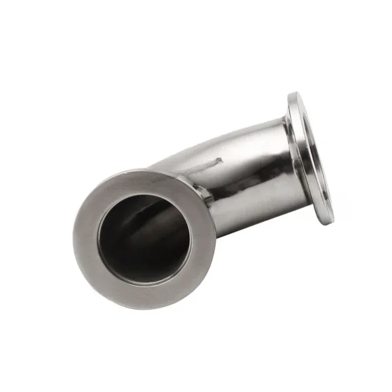 KF10 KF16 KF25 KF40 KF50 Vacuum Right Angle 90 Degree Elbow SUS304 Stainless Steel Sanitary Pipe Fitting Connector