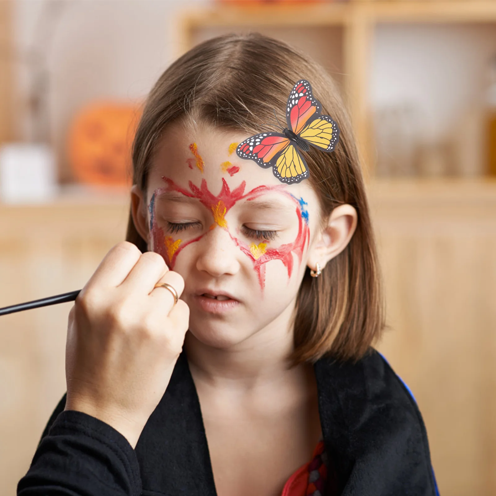 36 قطعة مقاطع الشعر الفتيات ثلاثية الأبعاد الفراشات المشابك دبابيس الشعر هالوين النساء اكسسوارات مقاطع الشعر الفتيات دبوس الشعر ثلاثية الأبعاد دبوس الشعر