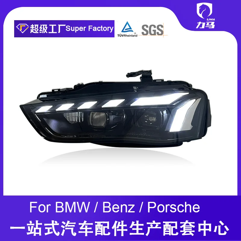 

Suitable for 13-16 Audi A4L headlight assembly modified LED daytime running light flow signal LED lens headlight