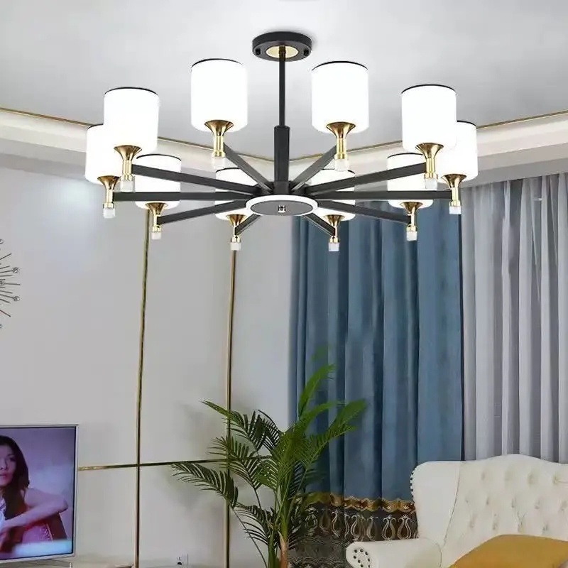 New Style Living Room Chandelier Modern Simple Light Luxury Atmosphere Home Bedroom Restaurant Nordic Set Lamp