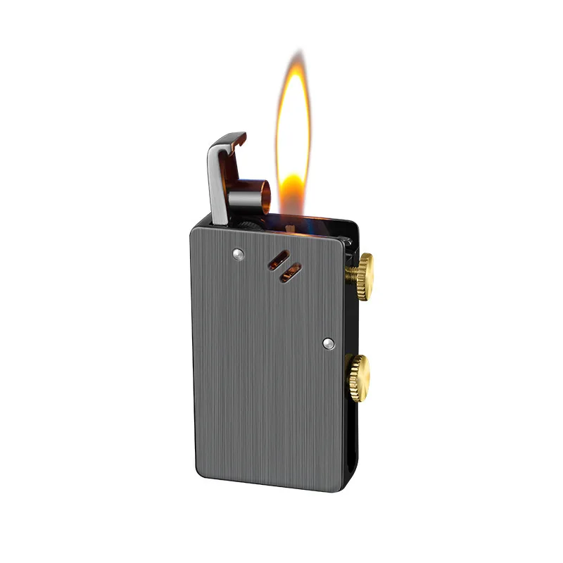 Unusual Windproof Kerosene Lighter, Oil Gasoline, Creative Retro Petroleum Lighters, Smoking Accessories, Gadgets for Men