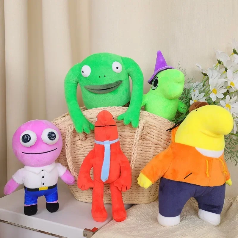 New Smiling Friends Plush Toy Mr frog Soft Stuffed Toy Kawaii Home Decoration Doll Smiling Friends Gifts Toy for Kids