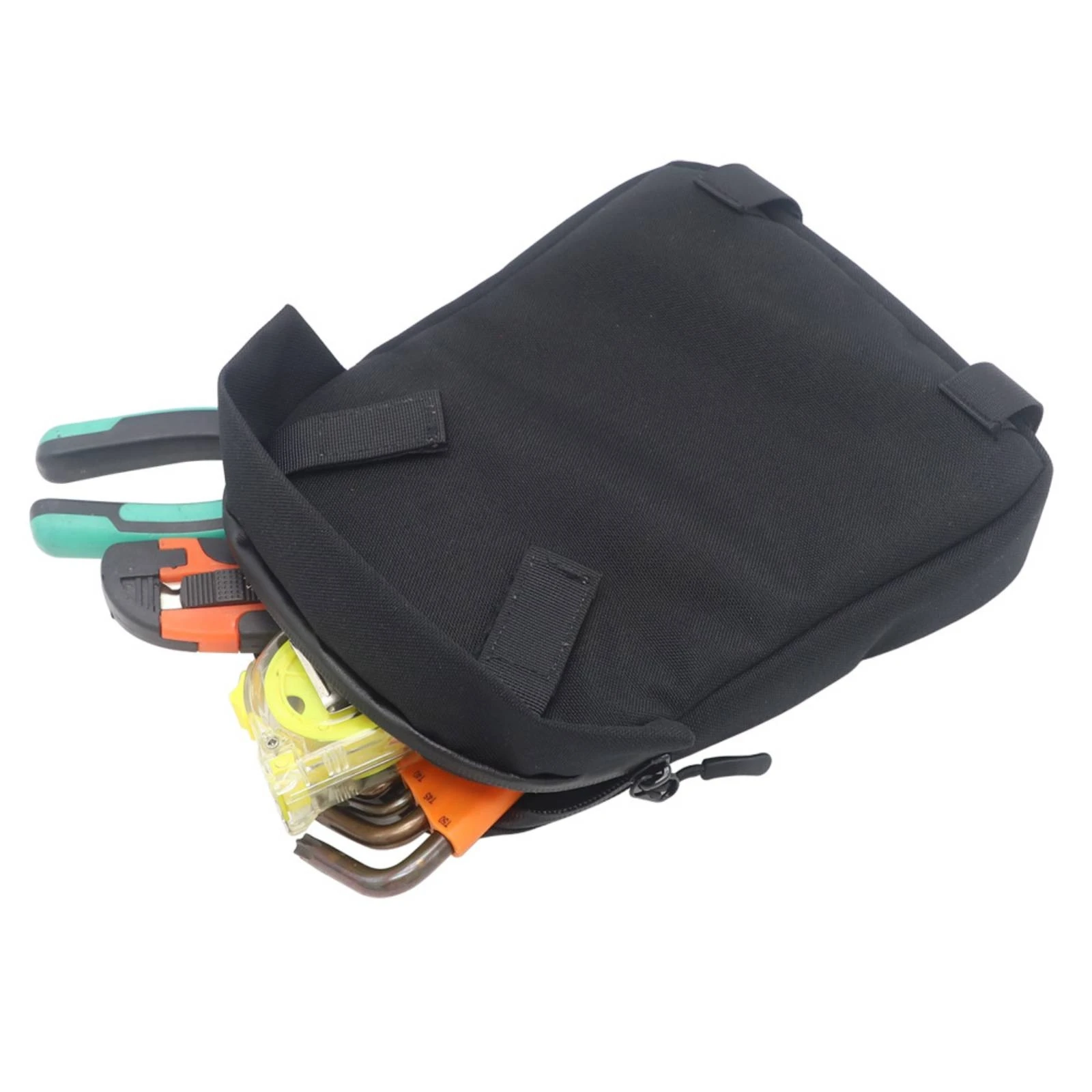 German Luxury Car R1200GS ADV Rear Rack Bag Textured Motorcycle Rear Rack Bag with Strapping Straps Tail Storage Pouch