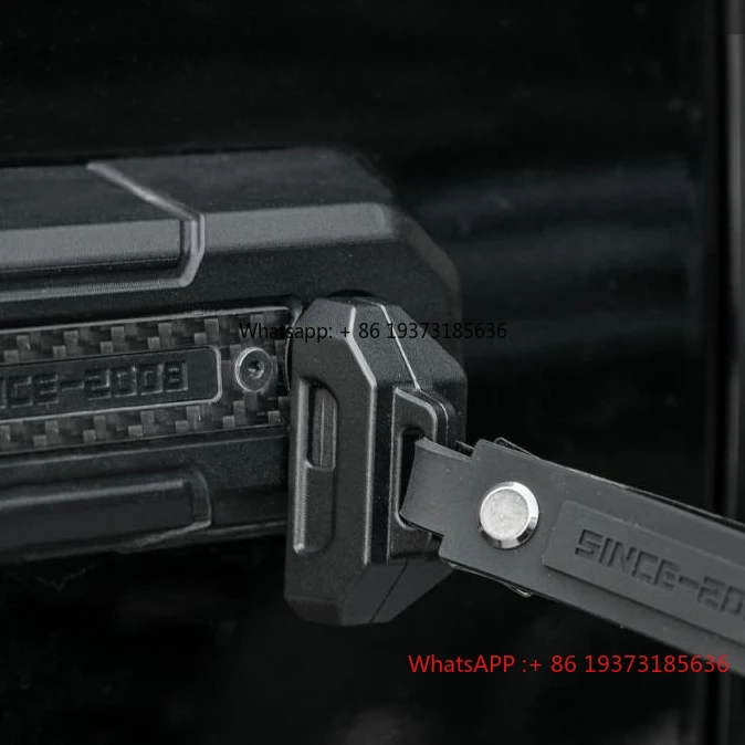 OMU Key Case for Bronco Black Aluminum & Carbon Fiber Key Cover Car Protection Key Shell From Maiker Off Road