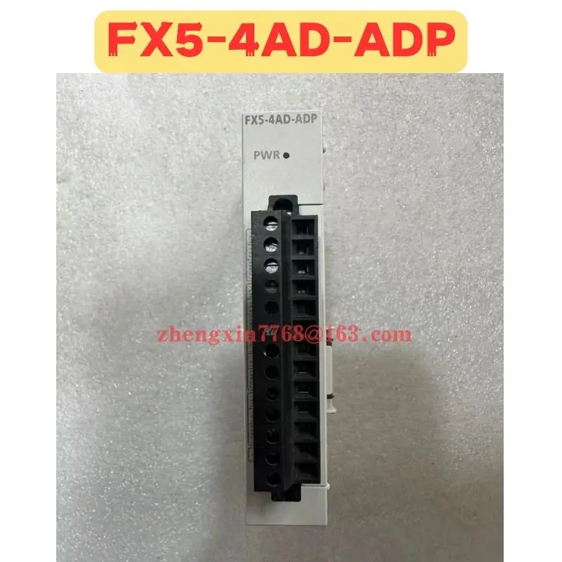 Second-hand PLC Module FX5-4AD-ADP FX5 4AD ADP Normal Function Tested OK