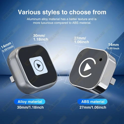 Imagen 2 del producto Nuevo adaptador inalámbrico CarPlay Android Auto Dongle USB Mini caja inteligente Plug And Play Universal para VW Toyota Nissan Honda Ford Benz