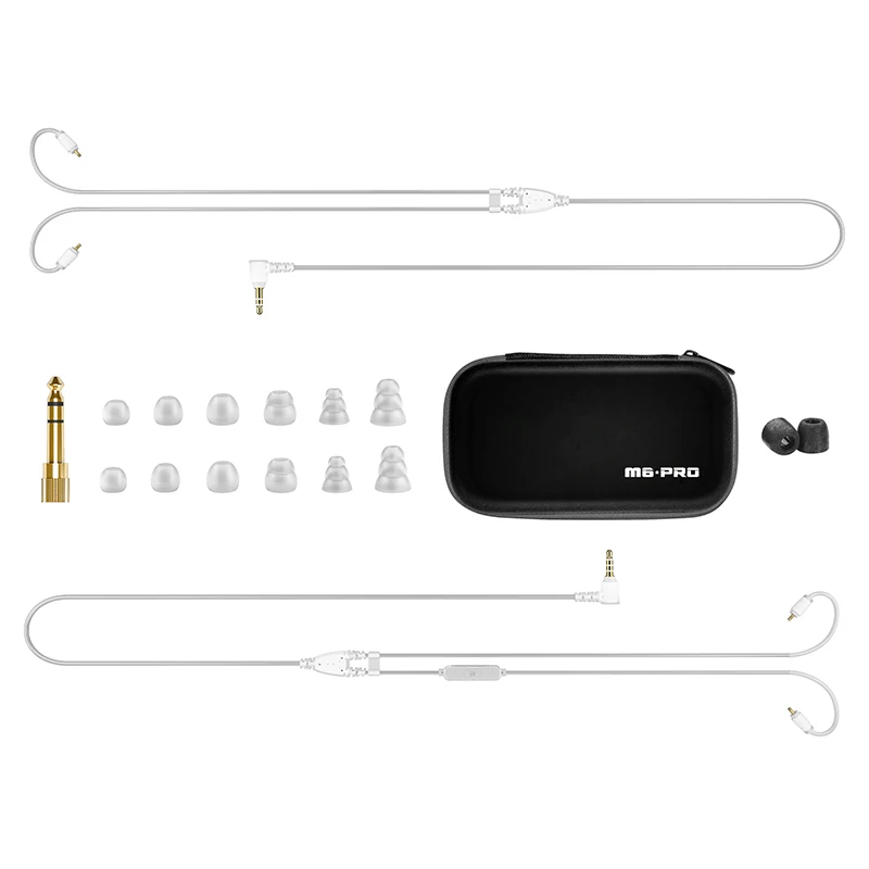 Imagem -04 - Mee Áudio m6 Pro 2nd 10 mm Dinâmico Cancelamento de Ruído 3.5 mm de Alta Fidelidade Música In-ear Monitores Audiophile Fones de Ouvido Mmcx Cabo com Fio Fones de Ouvido