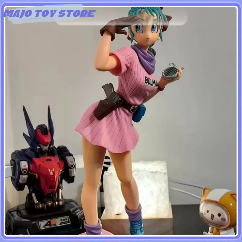 Figura de Anime de Dragon Ball Bulma Girls Series, modelo de posición de pie, adornos de escritorio de Pvc, juguete de animación, regalo de cumpleaños