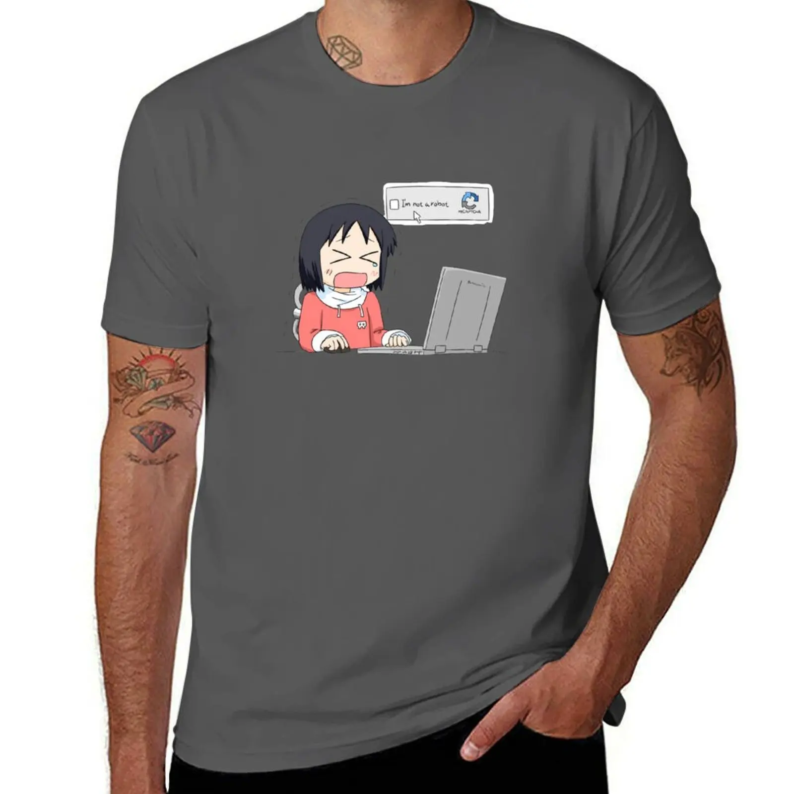 

Nichijou - Yuuko Aioi 1 T-Shirt man t shirts high quality luxury brand g man t shirts for men t shirt man plain T-Shirt