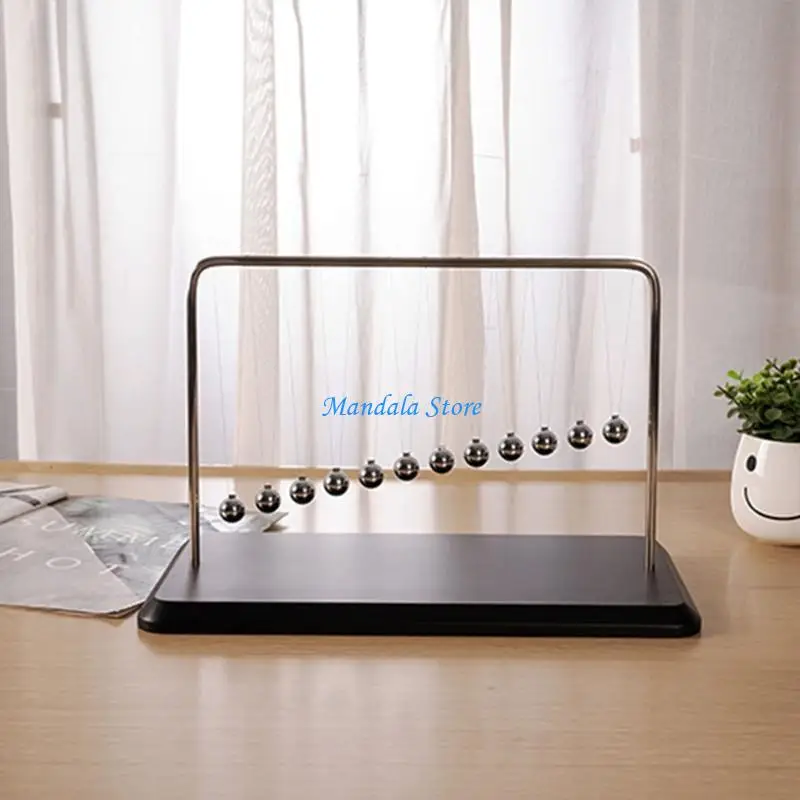 

U2JC Pendulum Balls CreativeDesktop Billiards Small Ornaments Decorations Birthday Gifts Accessories Study Desk With 12 Balls