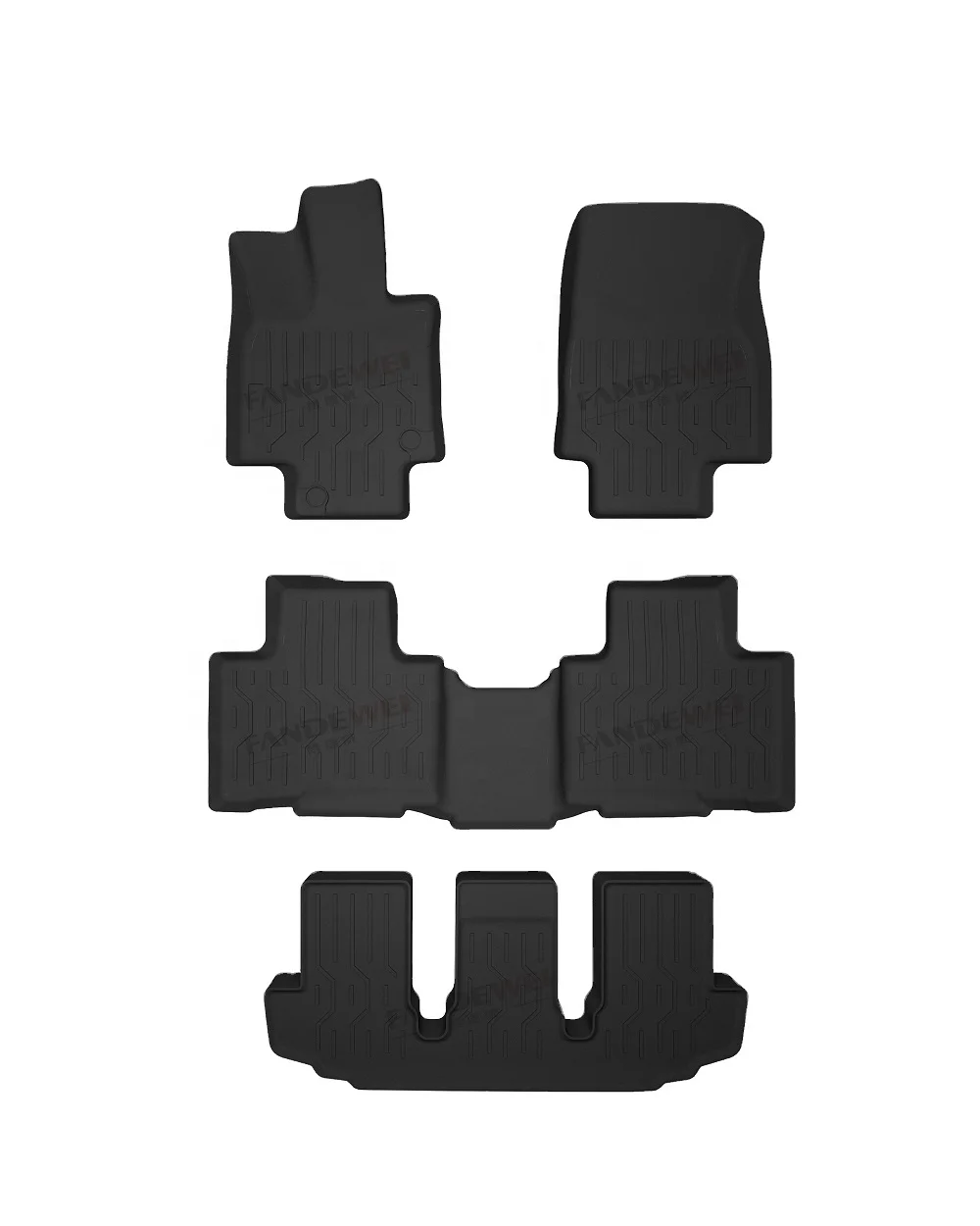 

Hot Sale Tray-type 3D Car Floor Mat Waterproof and Durable Car Mats Auto Parts for Toyota highlander Use