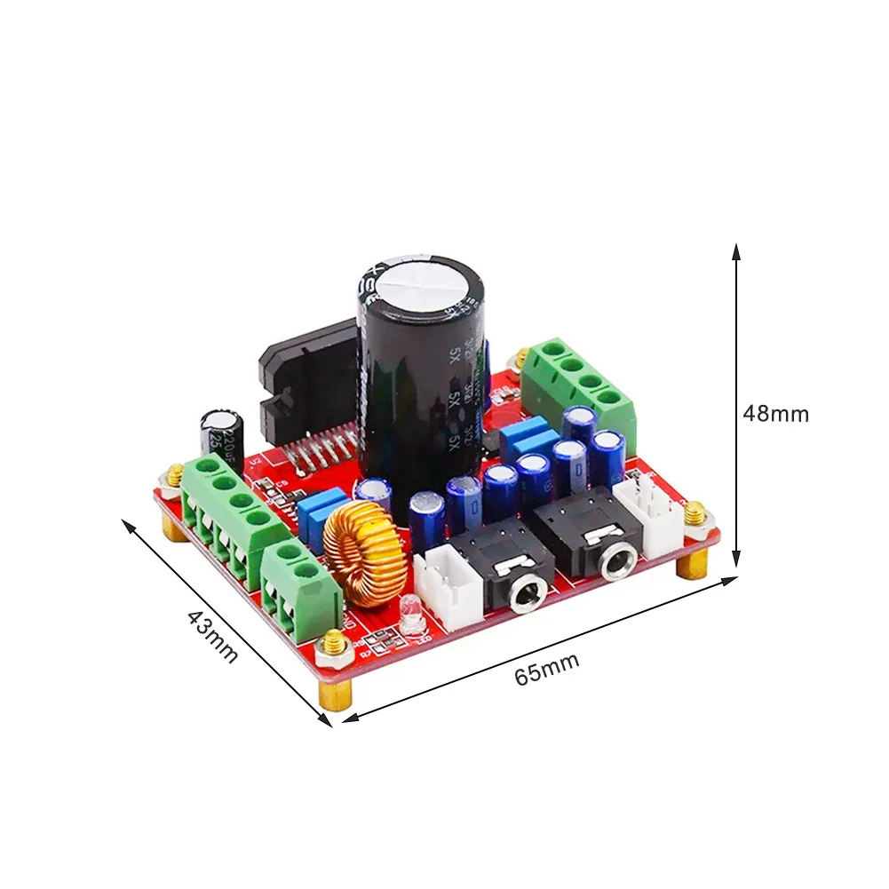 1pc Four-channel TDA7850 Module With BA3121 Noise Reduction Function AMP Board For Full Car Audio Setup Home System