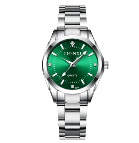 

Spot Women's 2024 New Steel Strap Couple Watch Casual Fashion Quartz Waterproof Watch