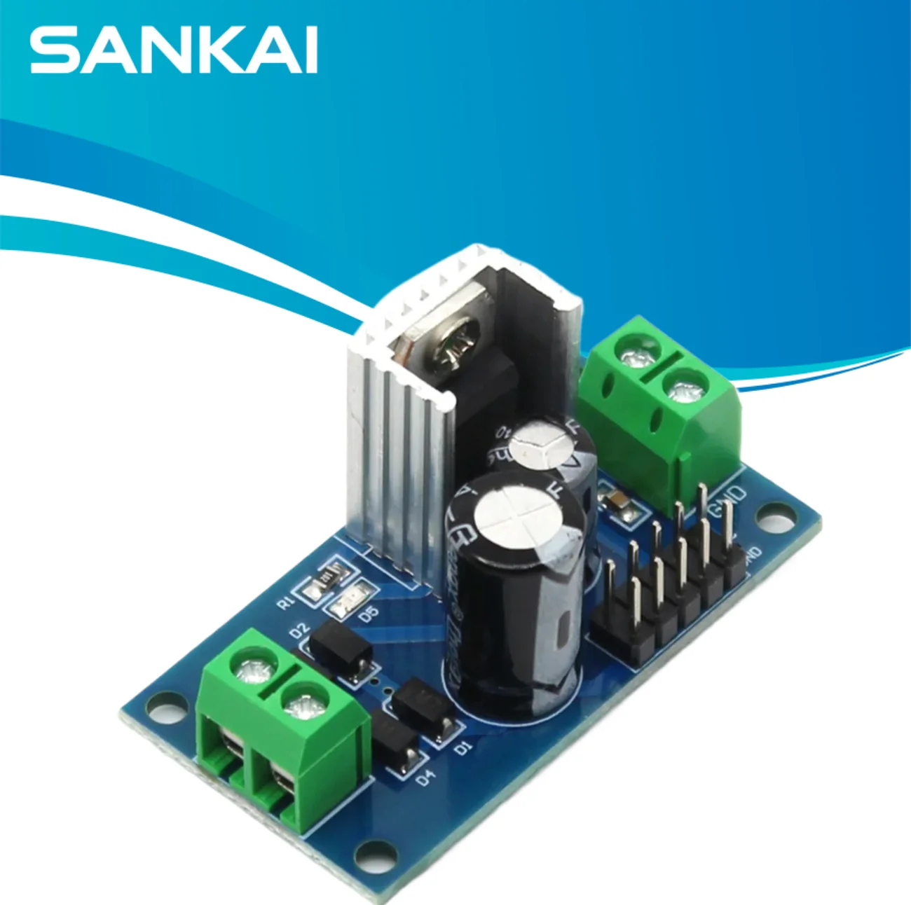 Multi-Voltage 5V/9V/12V Regulator Board, LM78xx 1.2A Linear Power Supply