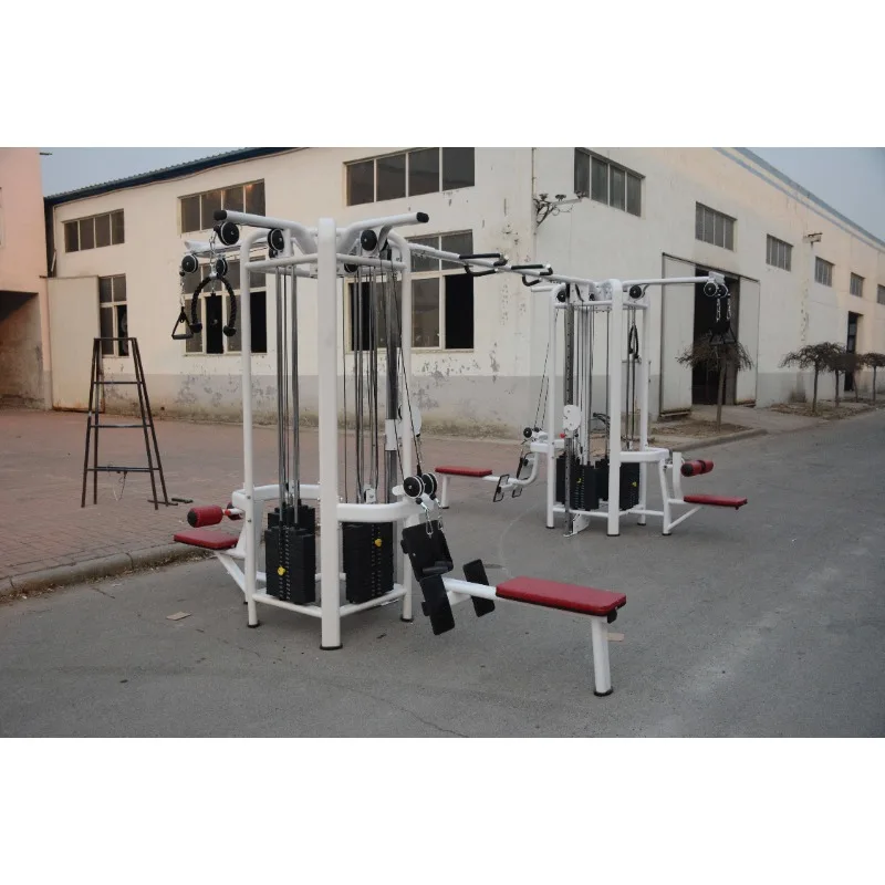 8-Station Strength Machine for 6 People, Multi-Functional Gym Equipment with Factory Price