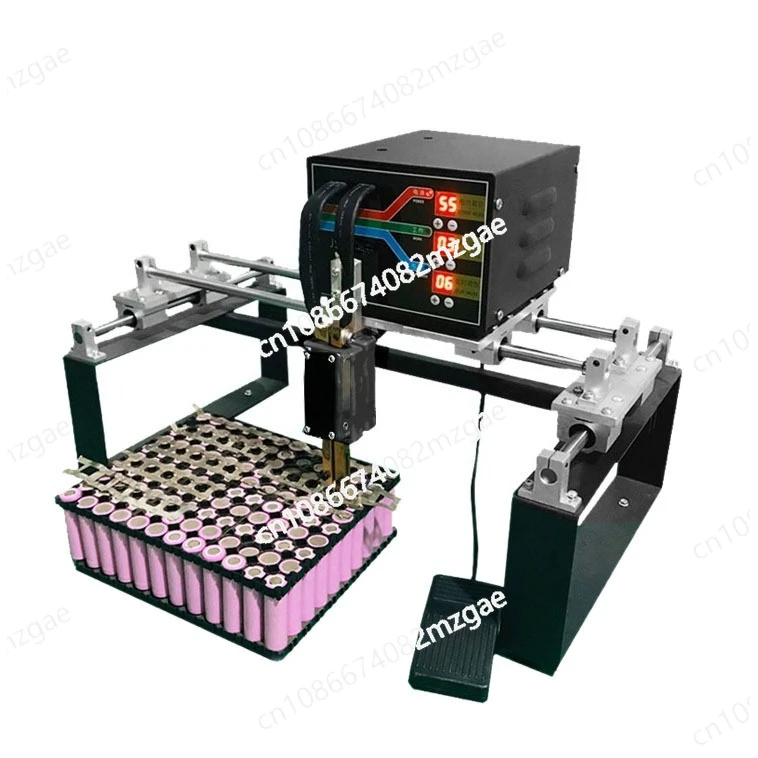 

Manual gantry desktop 18650 lithium battery spot welding machine 32650 power battery pack welding machine electric welding