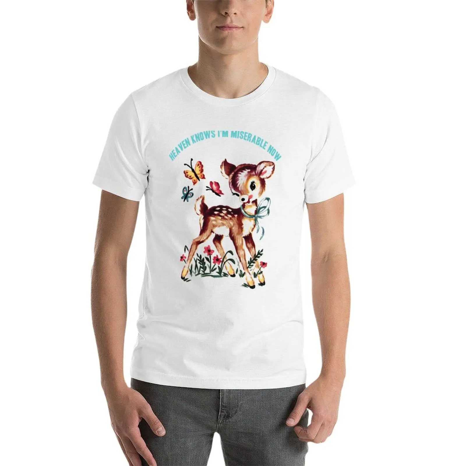 Heaven Knows I'm Miserable Now T-Shirt boys animal print oversized t shirt cotton graphic tees mens big and tall t shirts - Image 4