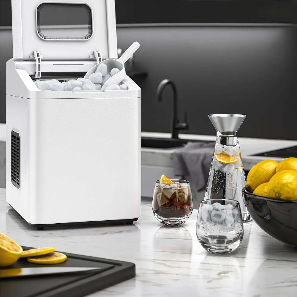 Produttore di mini cubi proiettili portatili intelligenti da 220 V Il nuovo motore desktop in plastica di alta qualità produce 9 cubi 2