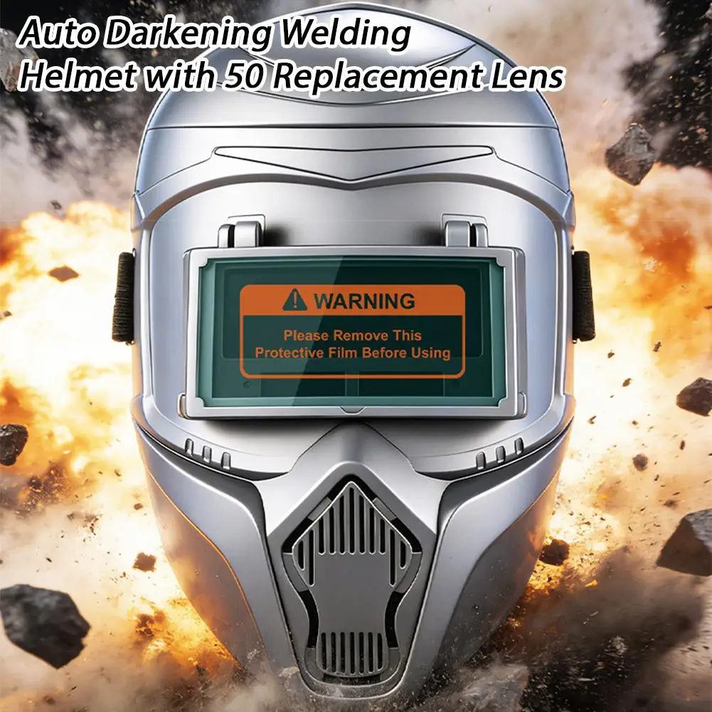 True Color Auto Darkening Welding Mask Flippable Welding Helmet Automatic Dimming Eyes Protector Shield for Welder - view 4