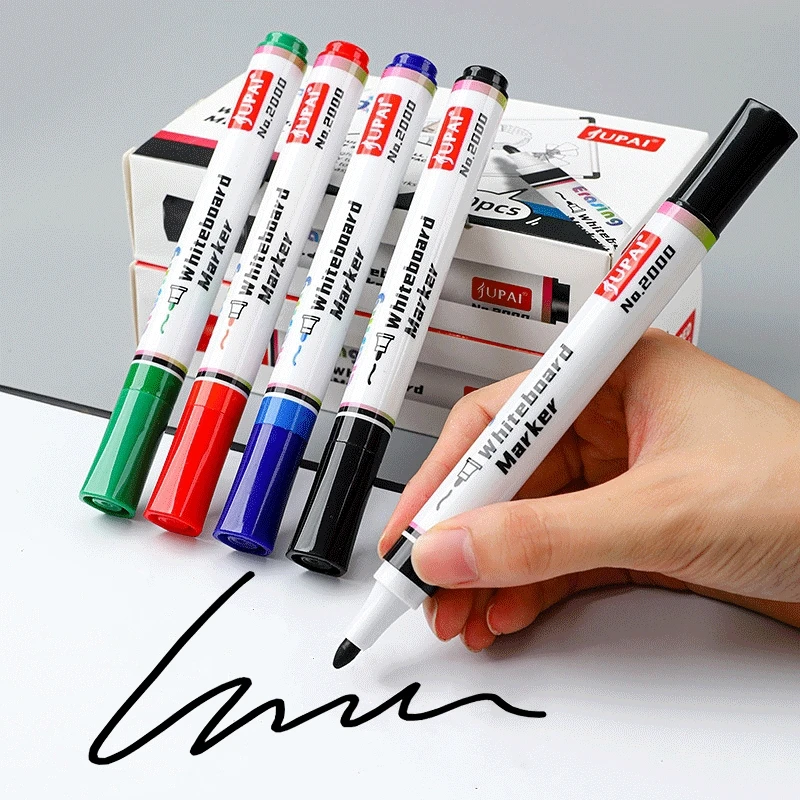 4Pcs/Set Erasable Magnetic Whiteboard Marker Pen Blackboard Marker Chalk Glass Ceramics Office School Art Marker Stationery